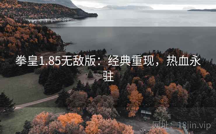 拳皇1.85无敌版：经典重现，热血永驻