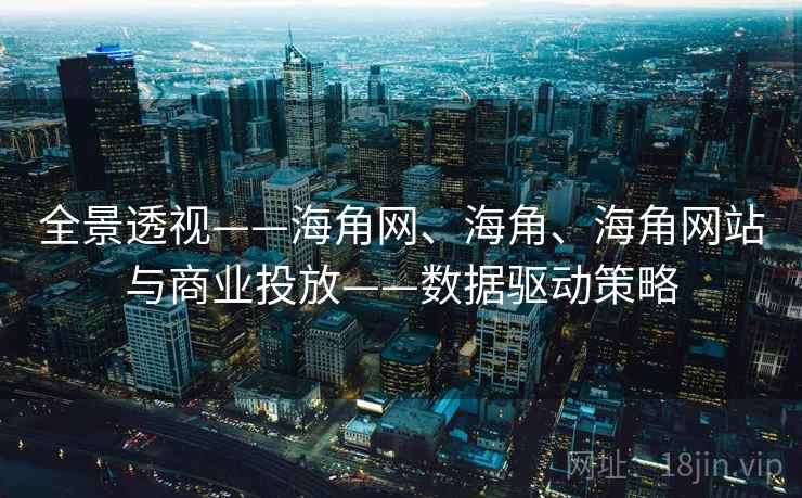 全景透视——海角网、海角、海角网站与商业投放——数据驱动策略