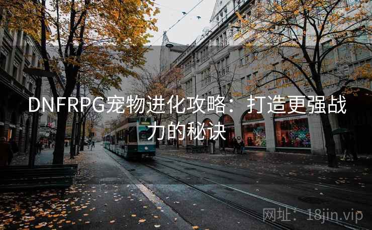 DNFRPG宠物进化攻略：打造更强战力的秘诀