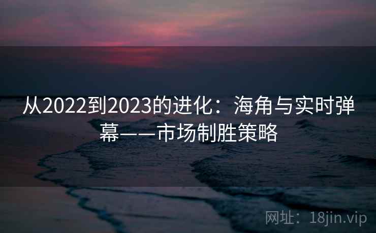 从2022到2023的进化：海角与实时弹幕——市场制胜策略