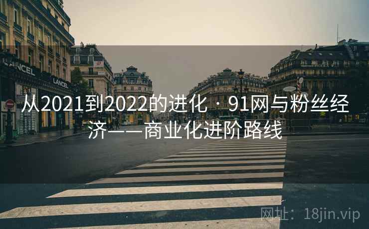 从2021到2022的进化 · 91网与粉丝经济——商业化进阶路线
