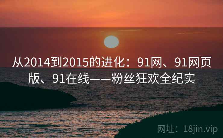 从2014到2015的进化：91网、91网页版、91在线——粉丝狂欢全纪实